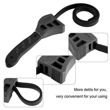 Load image into Gallery viewer, Adjustable Rubber Strap Wrench