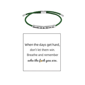 Braided Adjustable Inspire Bracelet
