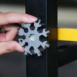 🔥🔥Saker® 18-in-1 stainless steel snowflakes multi-tool