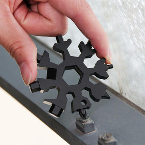 🔥🔥Saker® 18-in-1 stainless steel snowflakes multi-tool