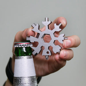 🔥🔥Saker® 18-in-1 stainless steel snowflakes multi-tool