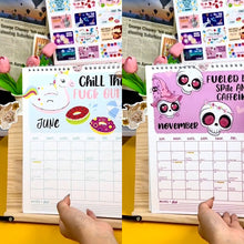 Load image into Gallery viewer, 🎉🎈2025 Here We Fucking Go Again Calendar