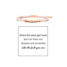Load image into Gallery viewer, Braided Adjustable Inspire Bracelet