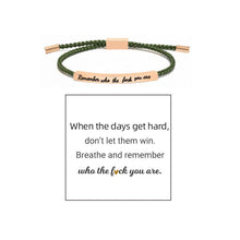 Load image into Gallery viewer, Braided Adjustable Inspire Bracelet