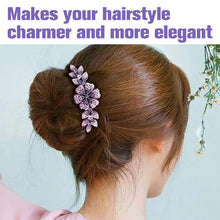 Load image into Gallery viewer, Crystal Decor Hair Side Comb