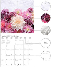 Load image into Gallery viewer, Graphique 2025 Fleurs Wall Calendar