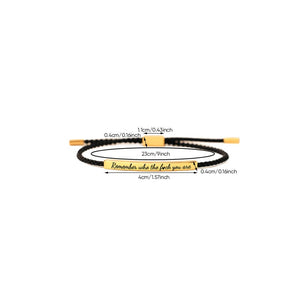 Braided Adjustable Inspire Bracelet
