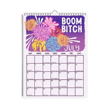 Load image into Gallery viewer, New Version-Hot Air Balloon-HERE WE FUCKING GO AGAIN 2025 CALENDAR
