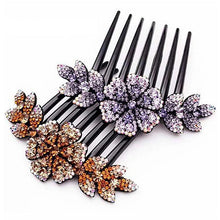 Load image into Gallery viewer, Crystal Decor Hair Side Comb