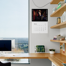Load image into Gallery viewer, Book Boyfriends Art 2025 Yearly Wall Calendar Monthly