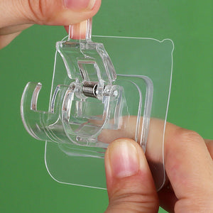 🔥Transparent Hanging Rod Clip