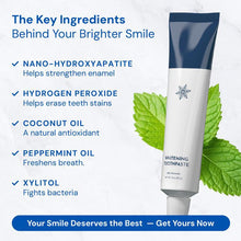 Load image into Gallery viewer, Nano Hydroxyapatite &amp; Coconut Teeth Whitening Toothpaste
