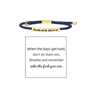Braided Adjustable Inspire Bracelet