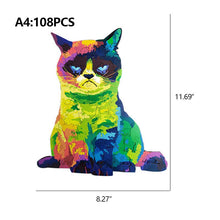 Load image into Gallery viewer, Rainbow Cat Puzzles
