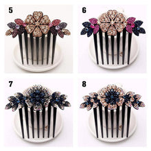 Load image into Gallery viewer, Crystal Decor Hair Side Comb