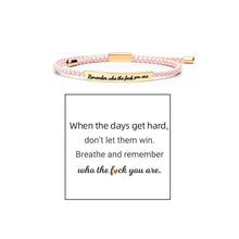 Load image into Gallery viewer, Braided Adjustable Inspire Bracelet