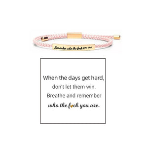 Braided Adjustable Inspire Bracelet