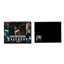 Load image into Gallery viewer, Book Boyfriends Art 2025 Yearly Wall Calendar Monthly
