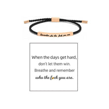 Load image into Gallery viewer, Braided Adjustable Inspire Bracelet