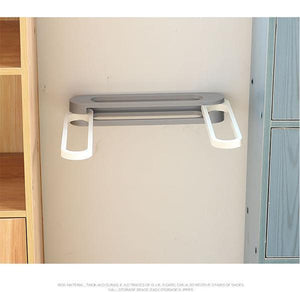 Wall Mounted Folding Slippers Rack