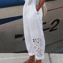 Load image into Gallery viewer, Women&#39;s Leisure Printed Pocket Casual Pants