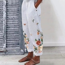 Load image into Gallery viewer, Women&#39;s Leisure Printed Pocket Casual Pants
