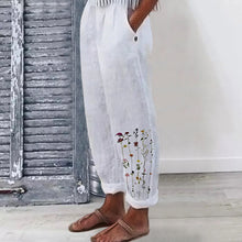 Load image into Gallery viewer, Women&#39;s Leisure Printed Pocket Casual Pants