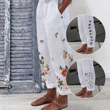 Load image into Gallery viewer, Women&#39;s Leisure Printed Pocket Casual Pants