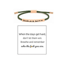 Load image into Gallery viewer, Braided Adjustable Inspire Bracelet