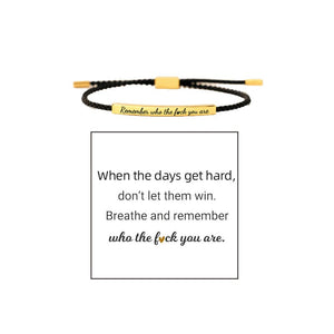Braided Adjustable Inspire Bracelet