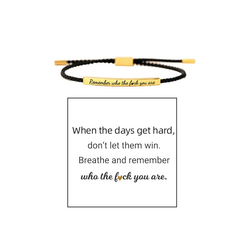 Braided Adjustable Inspire Bracelet