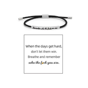 Braided Adjustable Inspire Bracelet